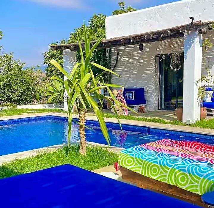 Slaapkamer met uitzicht